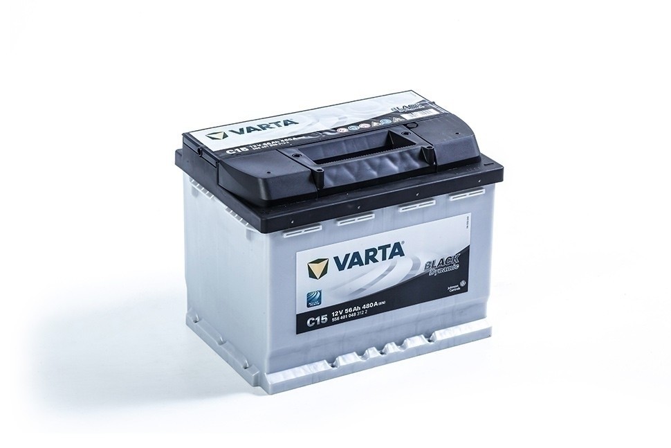 Аккумулятор легковой Varta Black Dynamic C15 56 а/ч 480А Прямая полярность