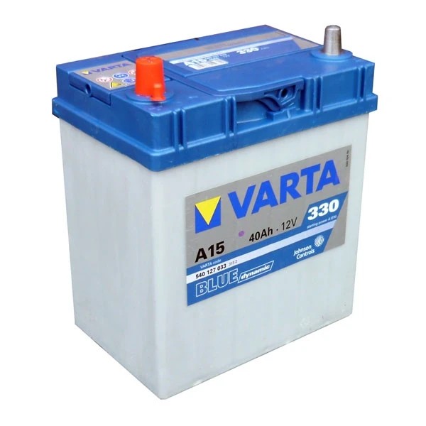 Аккумулятор легковой Varta Blue Dynamic A15 40 а/ч 330А ASIA Прямая полярность
