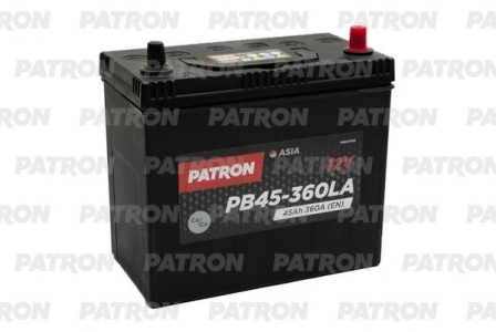 Аккумулятор легковой Patron (арт. PB45-360LA)
