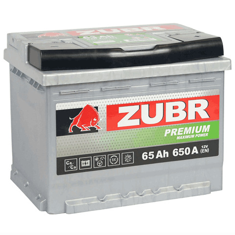 Аккумулятор ZUBR Premium ZP650 оп 65 Ач 650 А 242х175х175 [L2B]