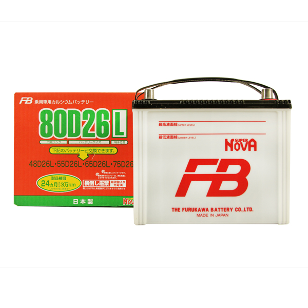 Аккумулятор, FB SUPER NOVA, 68 Ah, 590 A, азия, прямая полярность